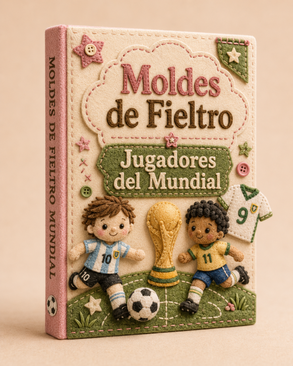 Moldes de Fieltro Jugadores del Mundial